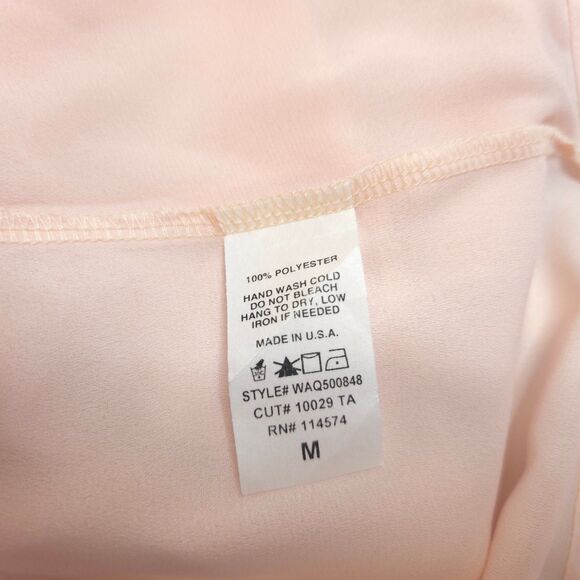 NWT Pleione Womens Medium Pink V-Neck Sleevelss Pajama Top Blouse - Picture 4 of 6